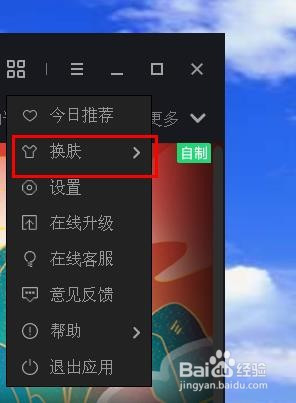 如何更换新版爱奇艺的皮肤