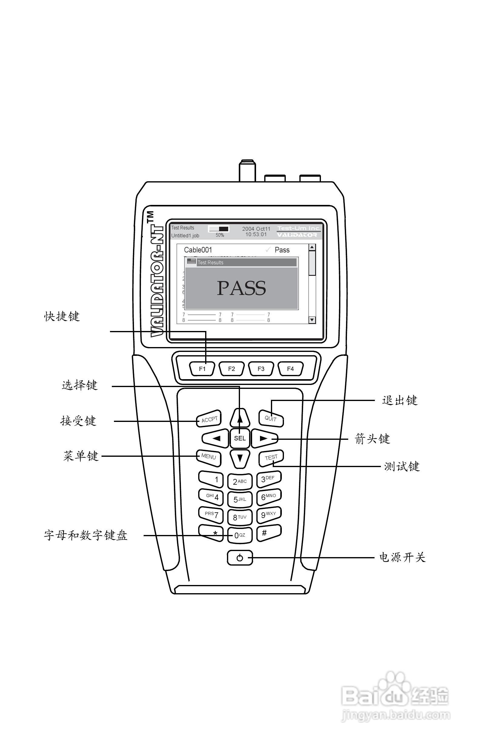 Validator-NT NT955网络和线缆认证测试仪操作手册:[1]