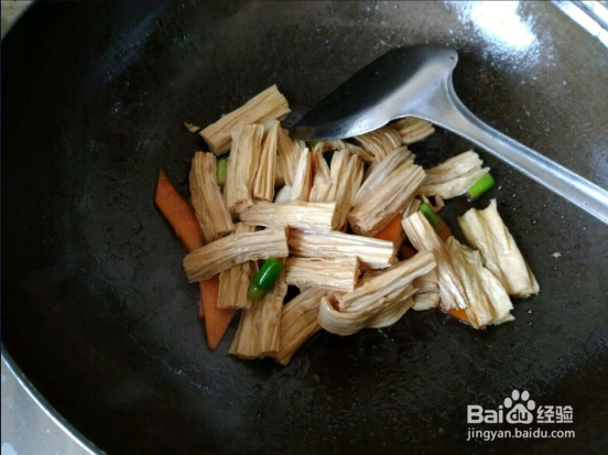 清炒腐竹怎么做