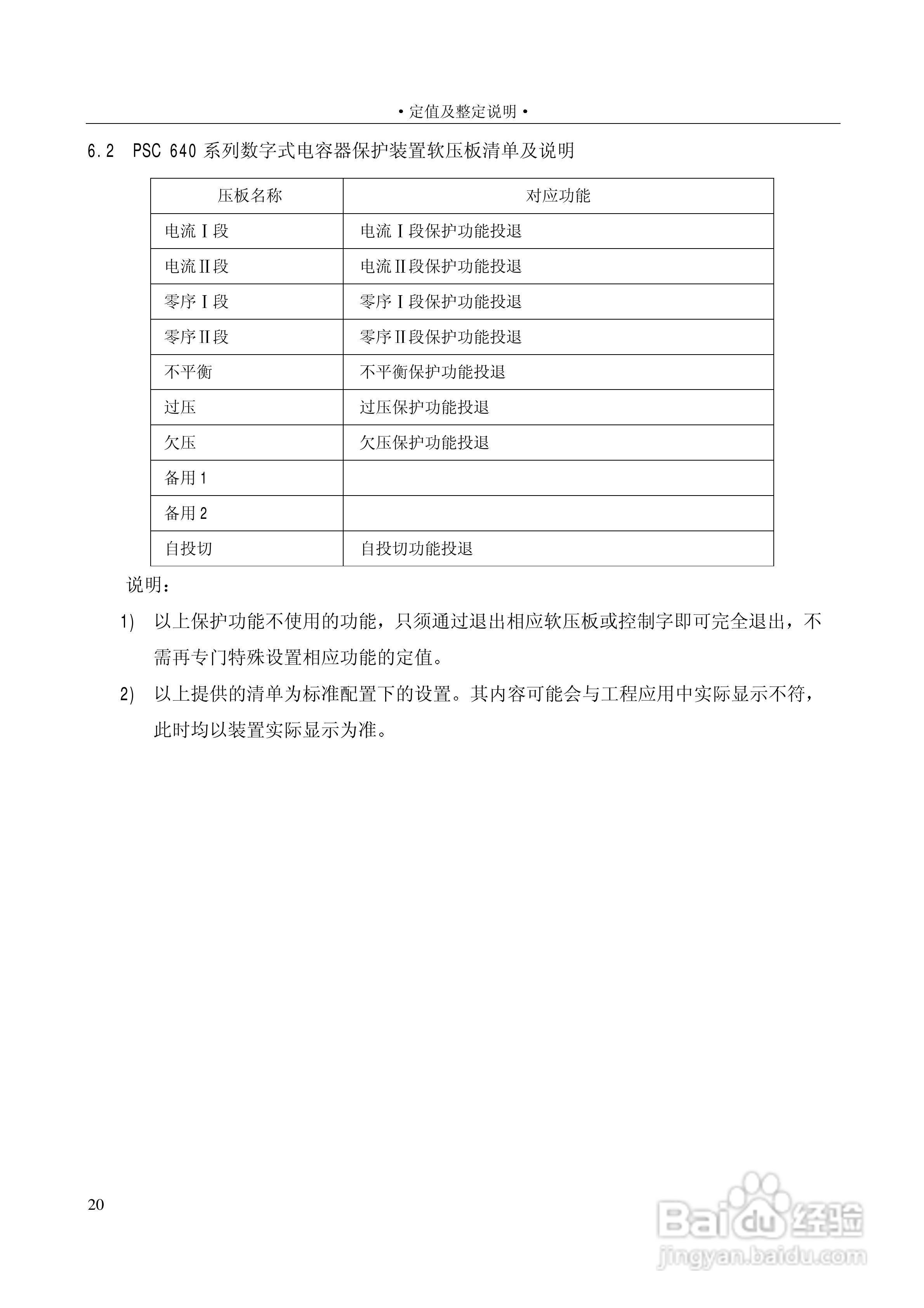PSC646数字式电容器保护装置使用说明书:[3]