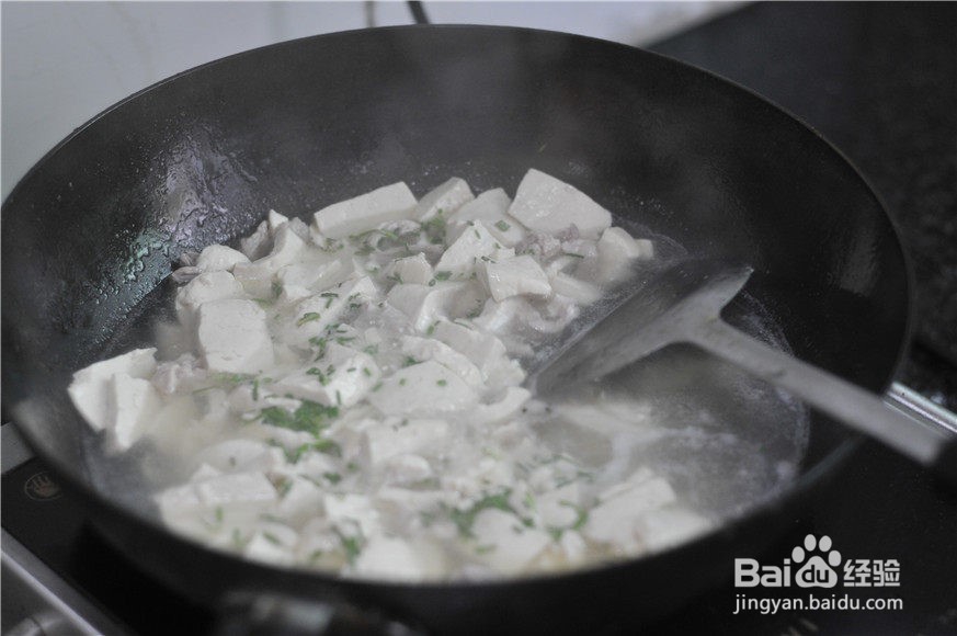 豆腐肉片汤的做法