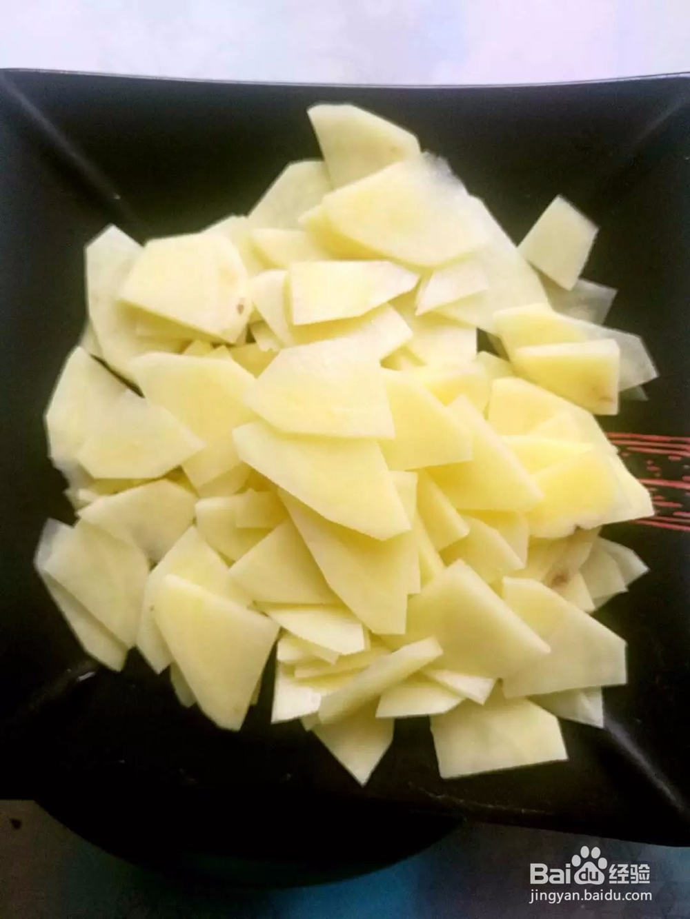 青柿子炒土豆片