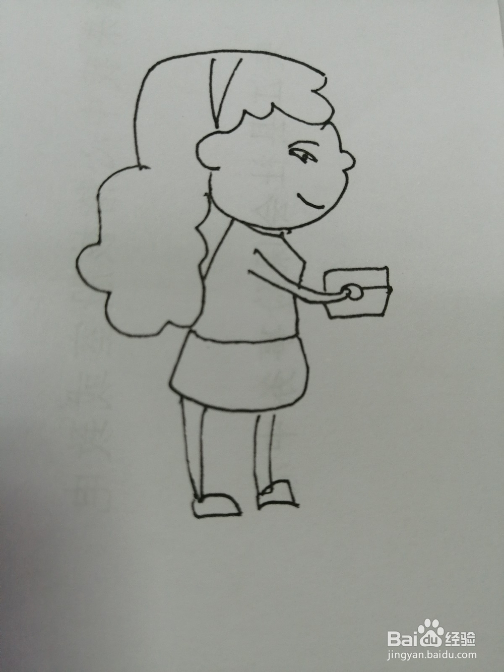 简笔画妈妈怎么画