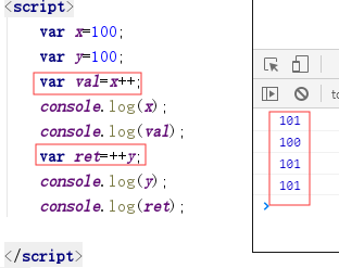 JavaScript数据类型、运算符