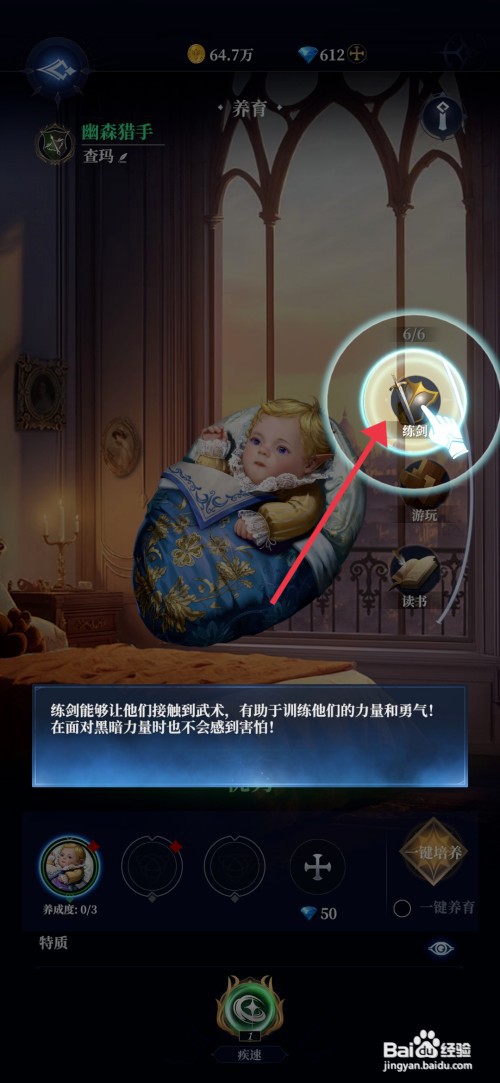 利萨斯英雄如何培养小孩练剑