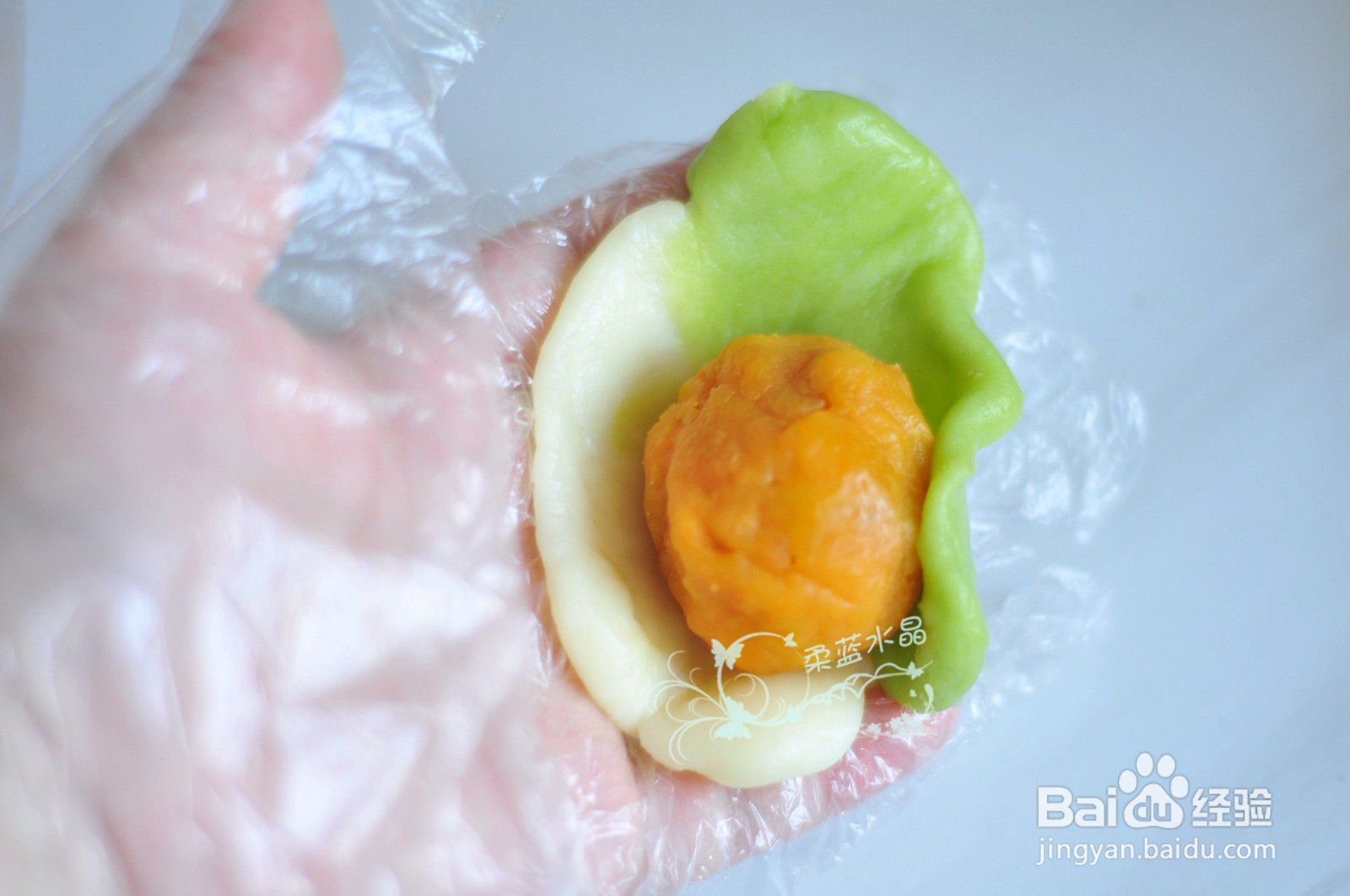 焦糖流心冰皮月饼的做法