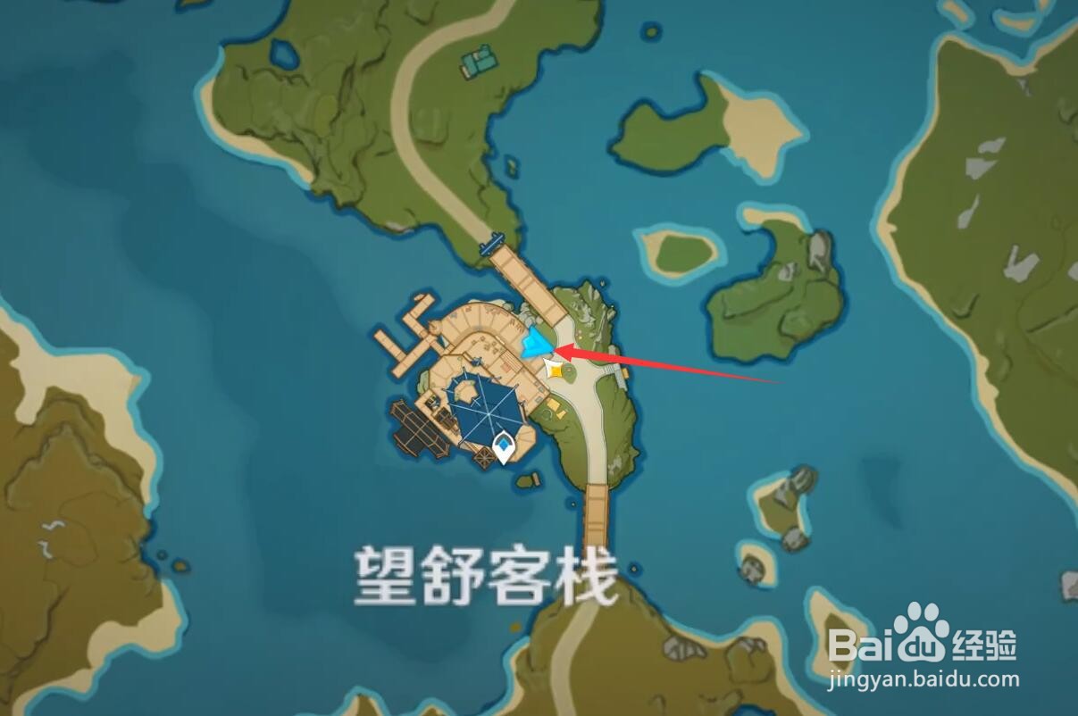 原神冒险家丹迪位置在哪