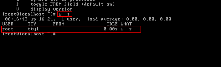 Linux命令详解：[21]显示系统登录用户命令