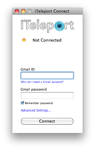 iTeleport Mac OS系统下的部署