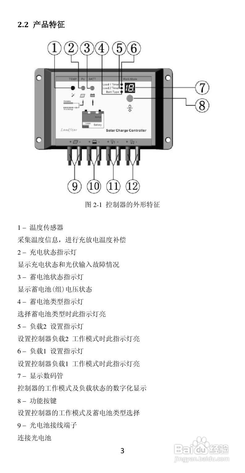 LS-RPD太阳能双路防水控制器产品说明书:[1]