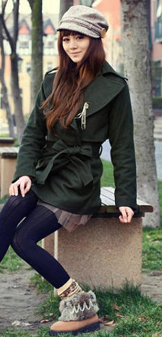 暖暖毛衣的靓丽搭配