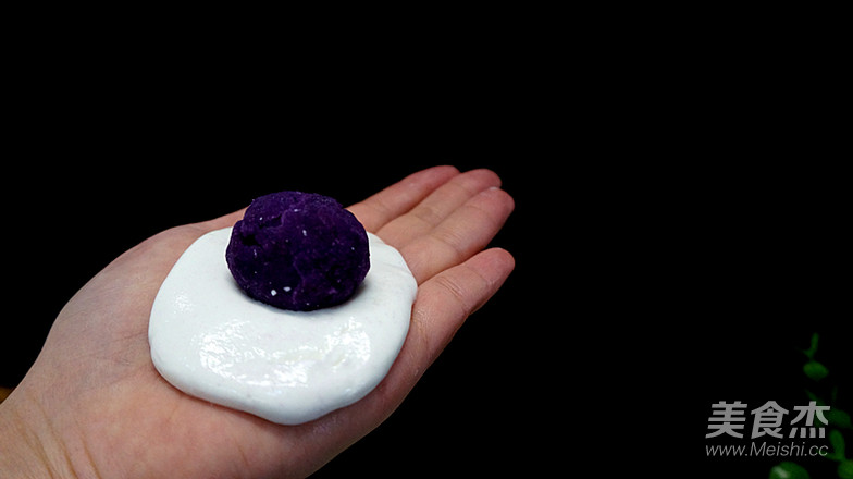 紫薯汤圆酒酿羹