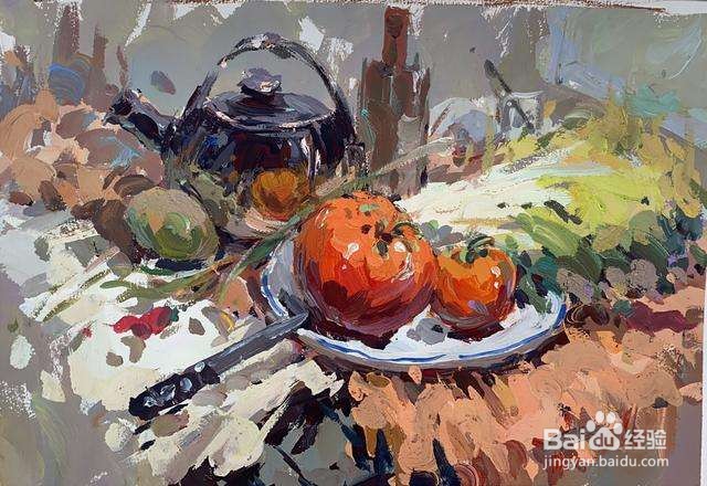 美术入门画色彩静物单色线稿的方法是什么