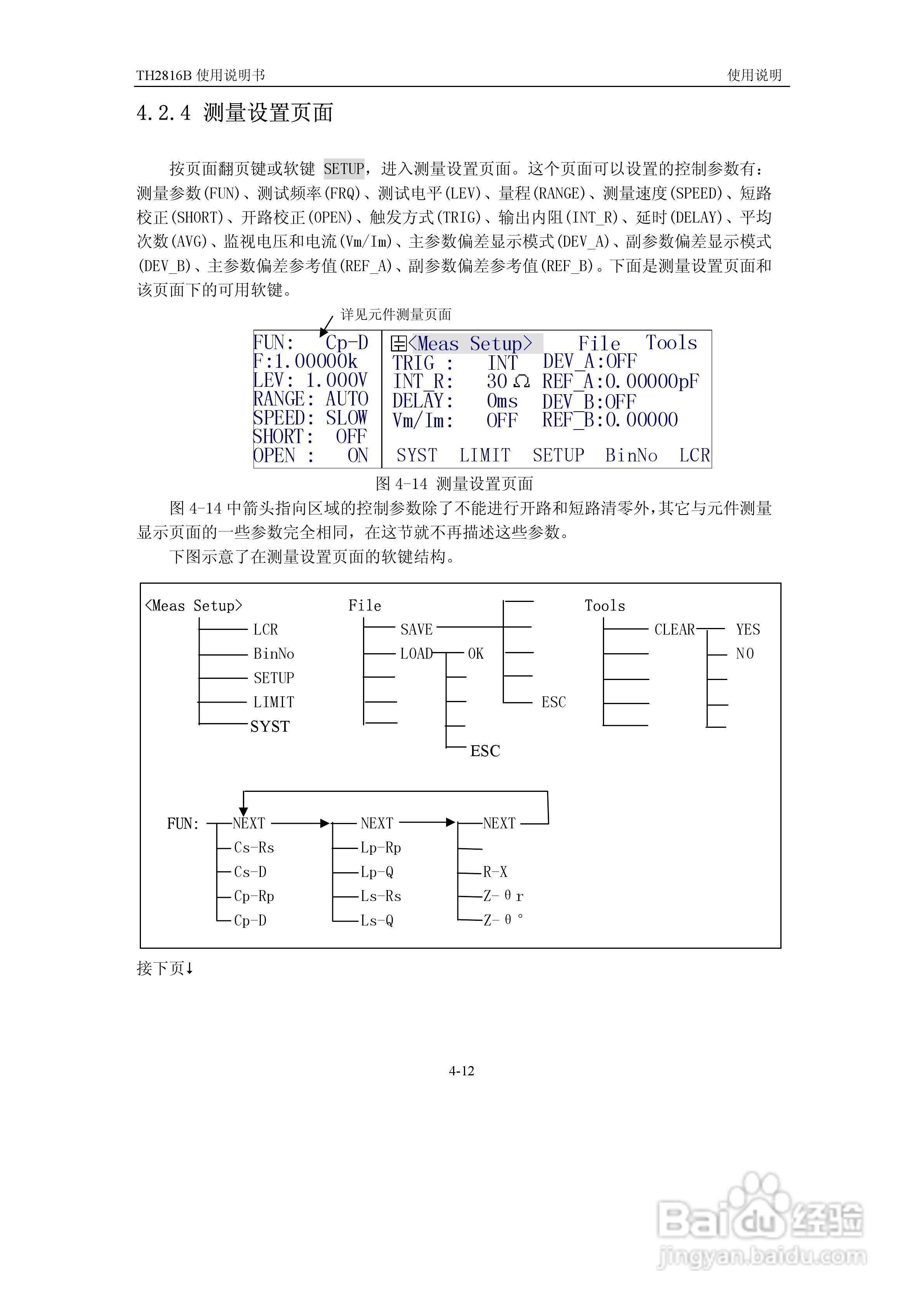 锦流源电子TH2816B LCR数字电桥说明书:[4]