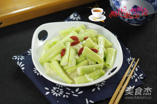 蒜蓉丝瓜条的做法