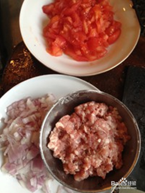 西红柿炒肉末炒面条