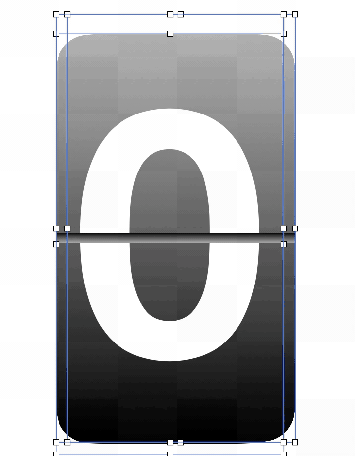 keynote怎么给数字翻牌加上翻牌效果