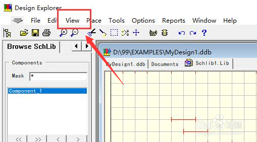 protel99se工具视图如何打开