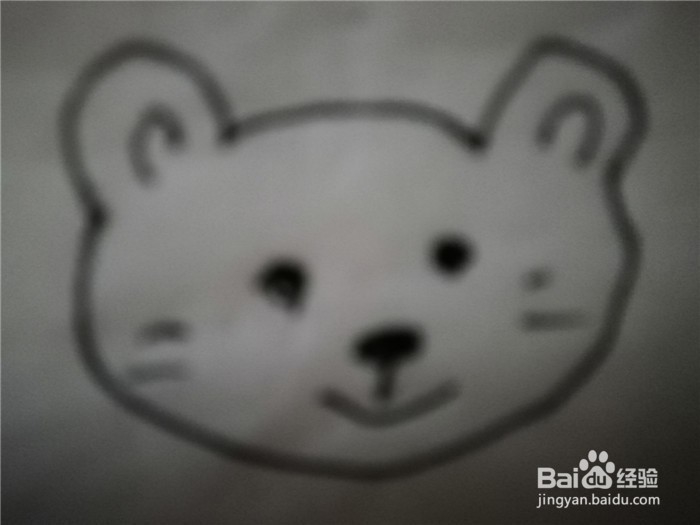 怎么样用简笔画画画小小熊