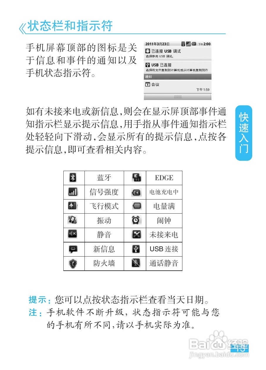 摩托罗拉XT316手机使用说明书:[2]