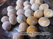 姜汁双薯丸子