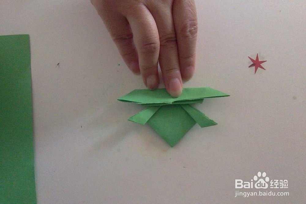 小青蛙折纸教程