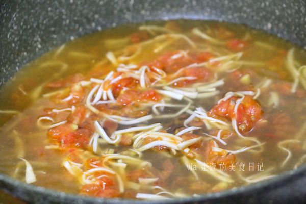 杏鲍菇番茄蛋羹