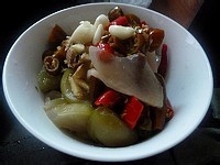 家常菜——辣酸汤黄蜡丁(黄鸭叫)——制作方法