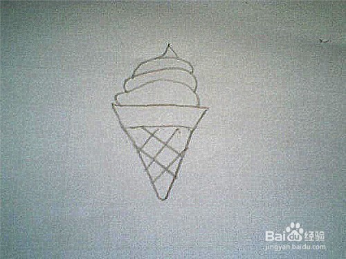 <b>简笔画冰淇淋这样画</b>