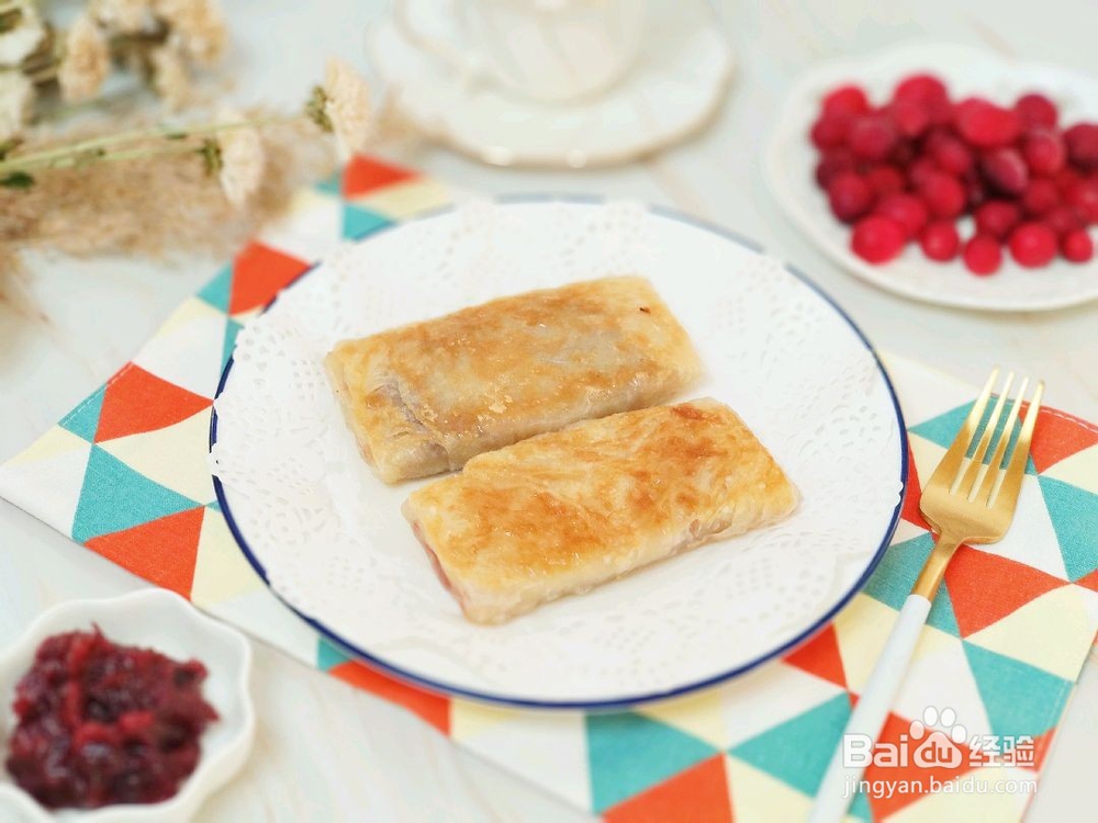 蔓越莓手抓饼的做法