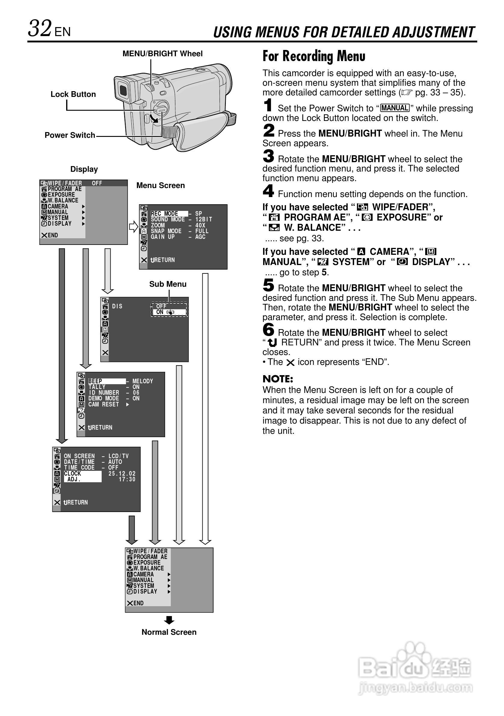 JVC GR-DVL155充电器说明书:[4]