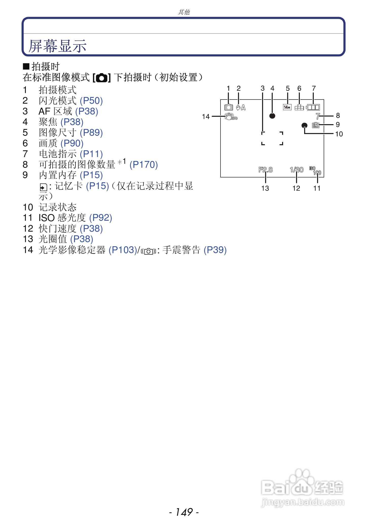 松下DMC-FX68GK数码相机使用说明书:[15]