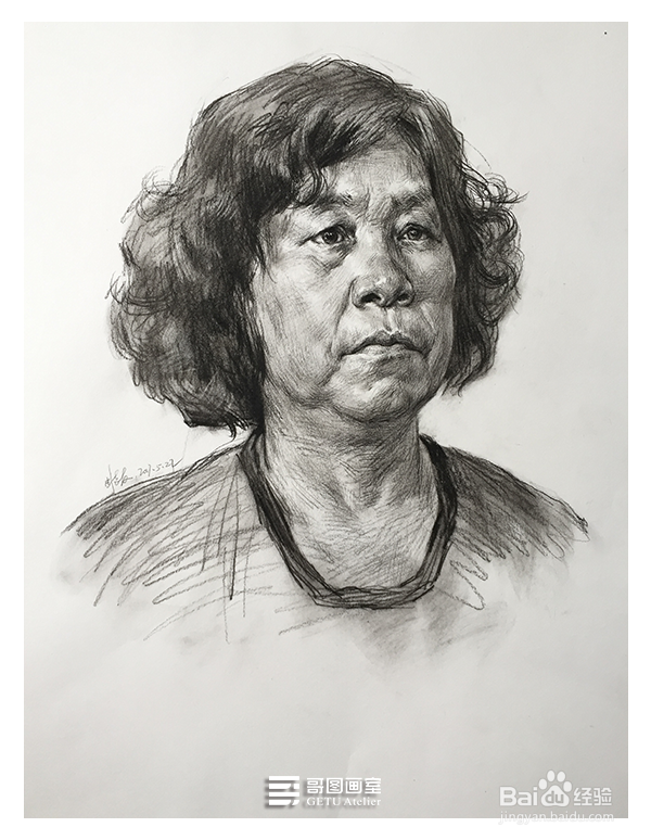 素描人物头像怎么画？