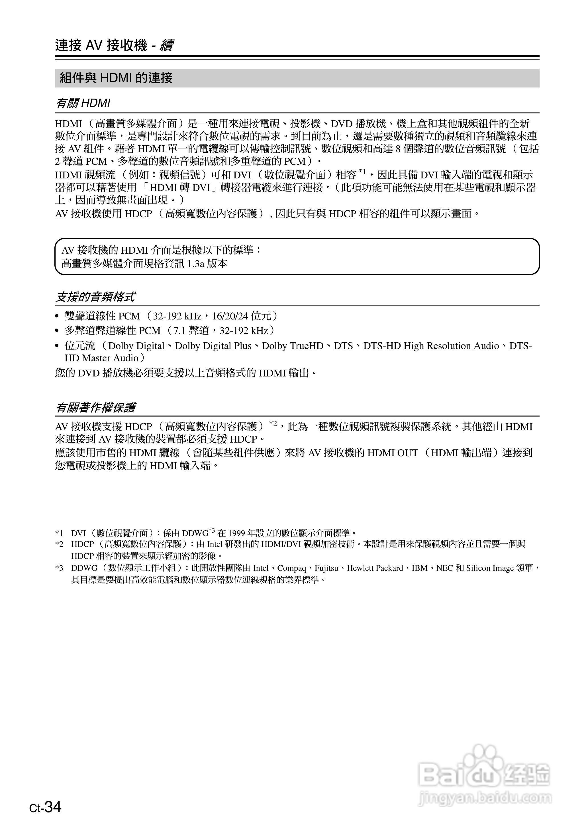 安桥TX-SR605型影音扩大机使用说明书:[4]