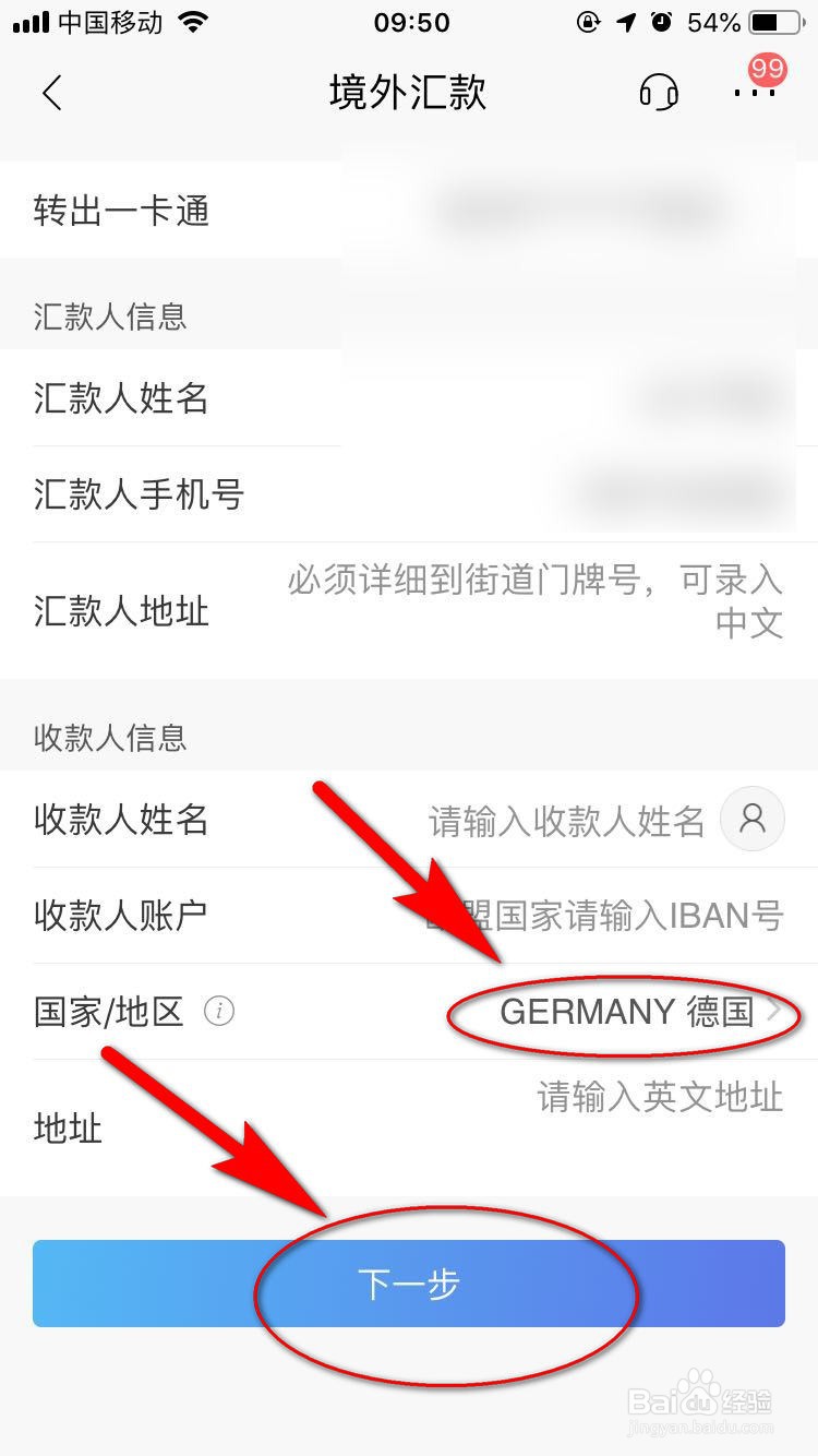怎样汇款到德国去