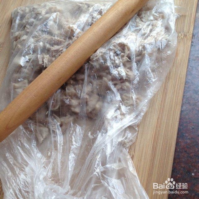 超好吃的面包机肉松