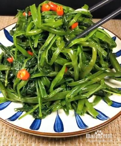 家常小炒空心菜