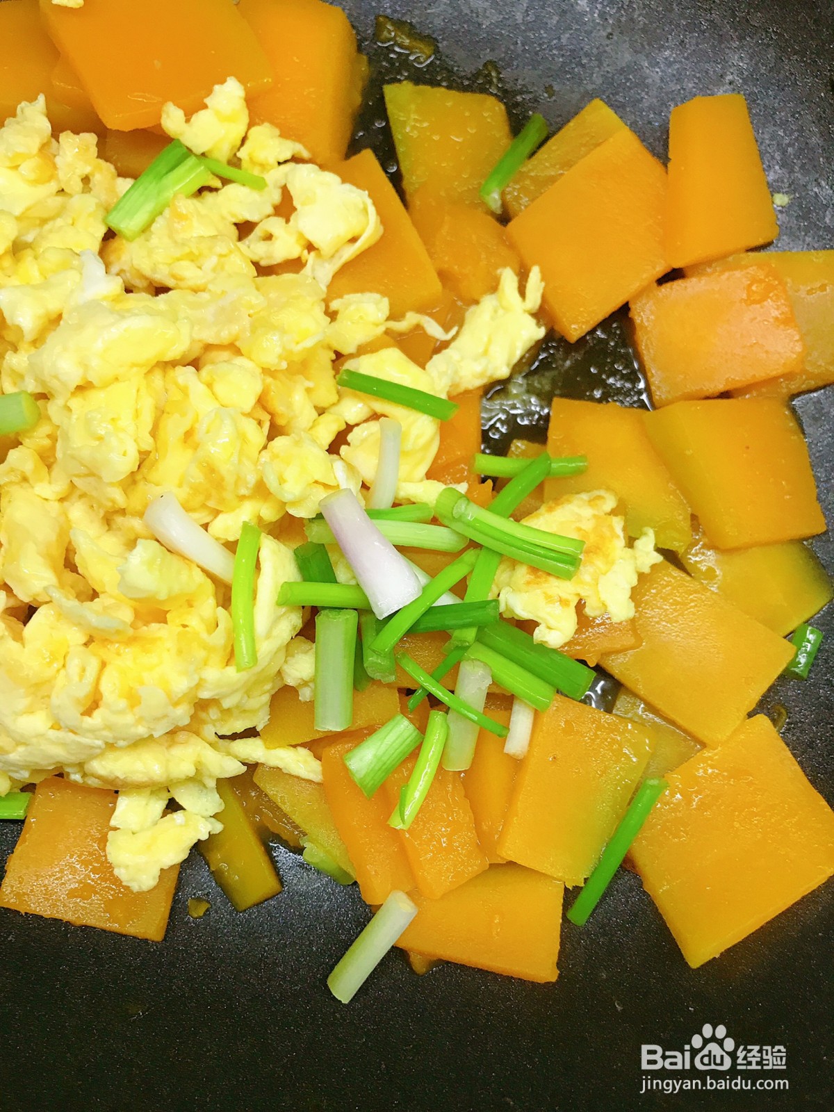 南瓜炒鸡蛋怎么做