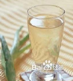 冰冻芦荟的做法