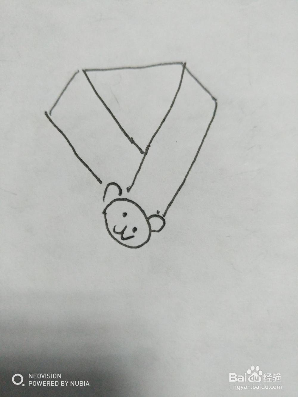 保暖的围巾怎么画