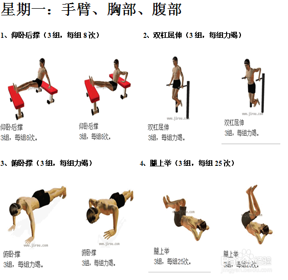 健身锻炼的快乐