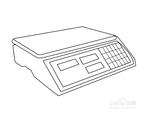 电子秤用photoshop怎么做?