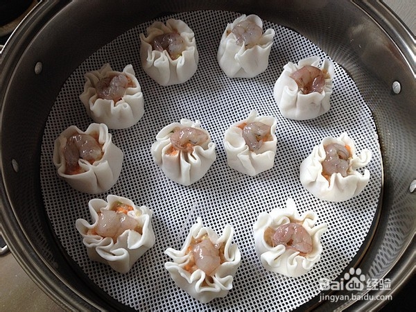 水晶虾仁烧麦做法