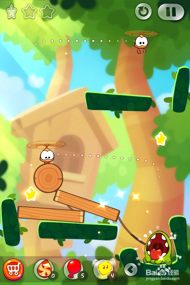 割绳子2：丛林第22关