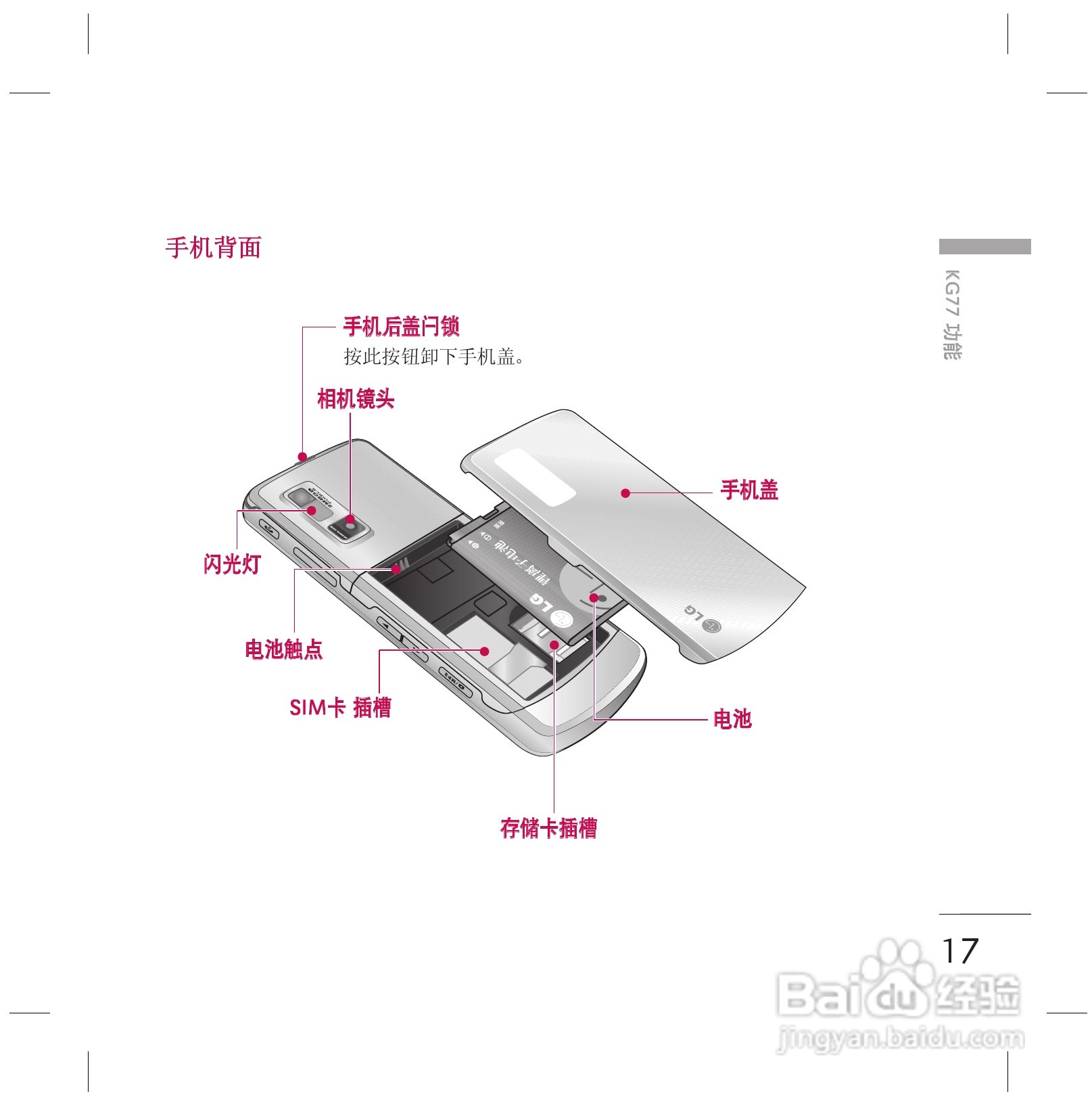 LG KG77手机使用说明书:[2]