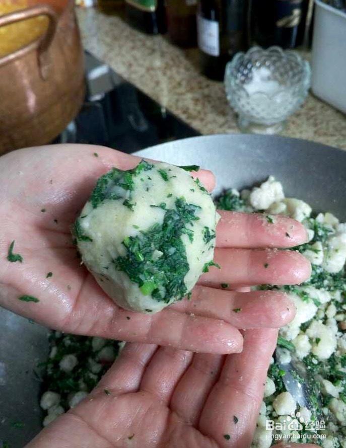 营养美味的蒿子大米粑粑