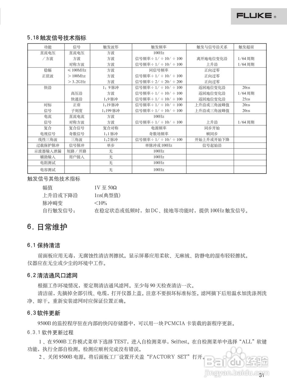 福禄克9500B 示波器校准器用户手册:[4]