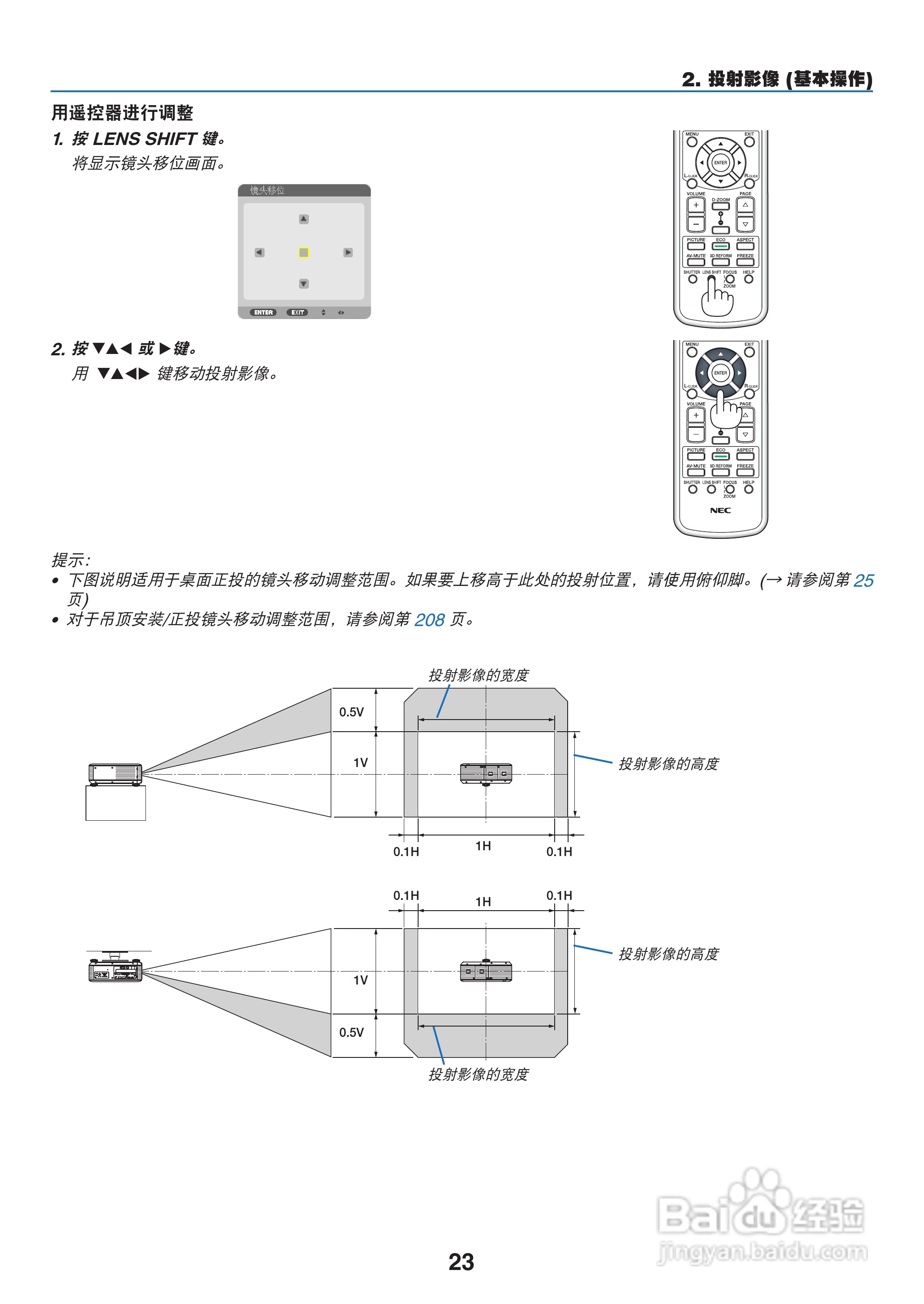 日电NP-PX800X+投影机说明书:[4]