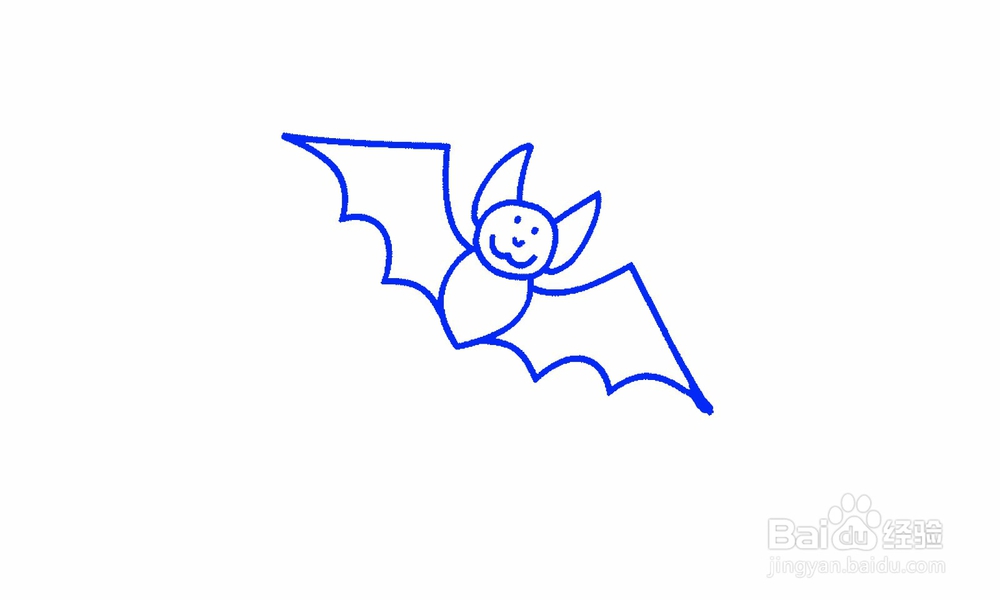简笔画蝙蝠怎么画?