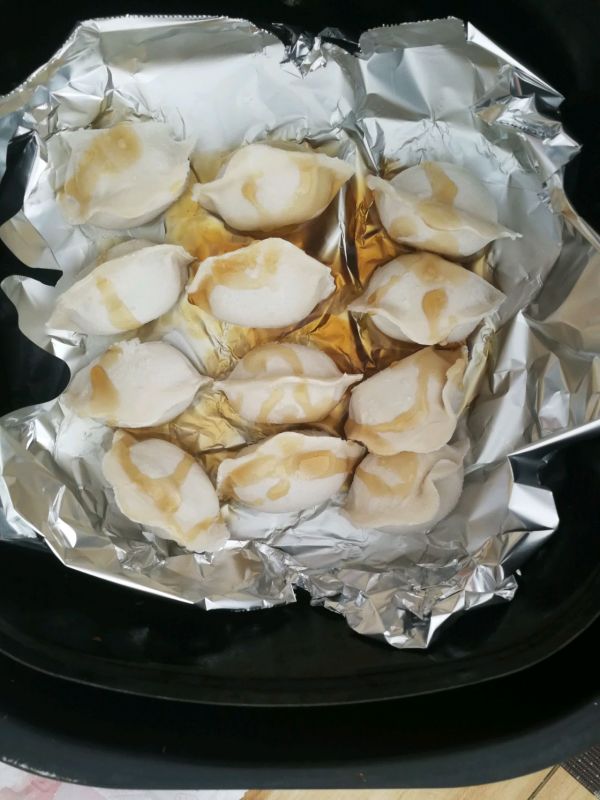 空气炸锅抱蛋饺